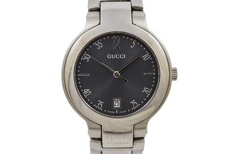 gucci 8900m|GUCCI Stainless Steel 35mm 8900M Quartz Watch Grey.